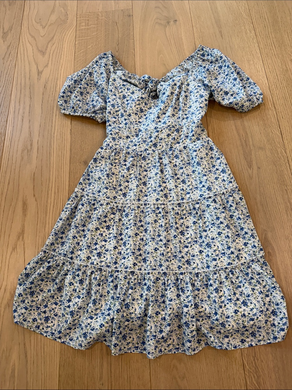 Altar’d State Blue Floral Dress Size Large